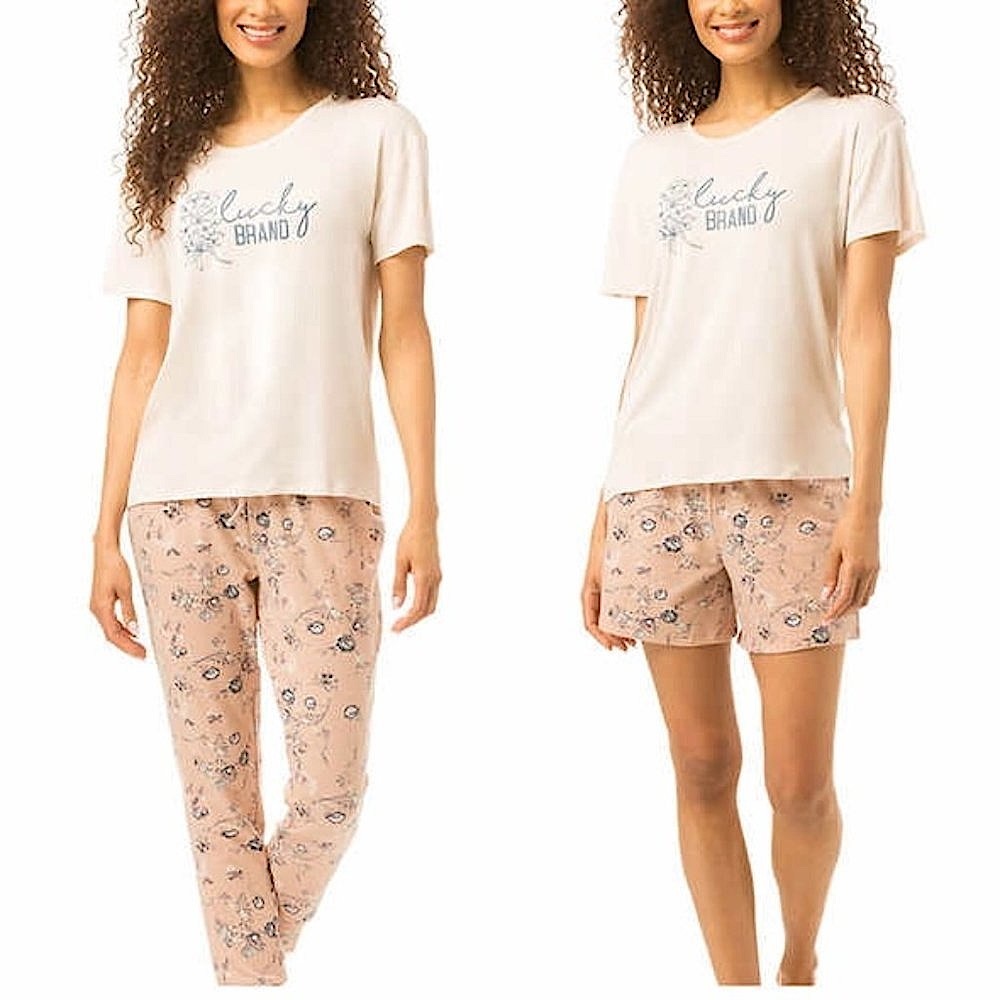 Lucky Brand Ladies' 3-piece Pajama Set